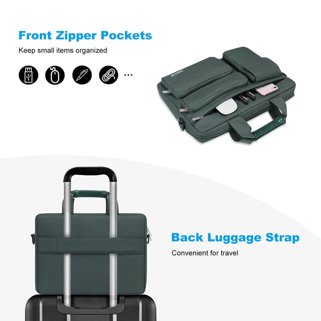 MOSISO Laptop Shoulder Bag 15.6 inch, 15-15.6 inch Computer Bag