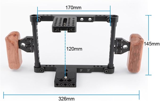 CAMVATE Camera Cage for DSLR 5D Mark III and Mark II - 1344