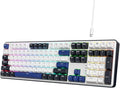 Redragon K689 Wired Gasket RGB Gaming Keyboard, 108 Keys Mechanical Keyboard w/Extra 4 Hotkeys, Upgraded Hot-swappable Socket, 3-Layer Noise Dampening, Mixed Color Keycaps, Custom Linear Switch