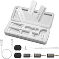 GODOX 【2025 Latest Model】 Movelink Mini LT Kit Wireless Microphone System, 2.4GHz Lavalier Mic 100m(328ft.) Range with Charging Case for iPhone, Camera, Vlogger, Youtuber, Interviewer(White)