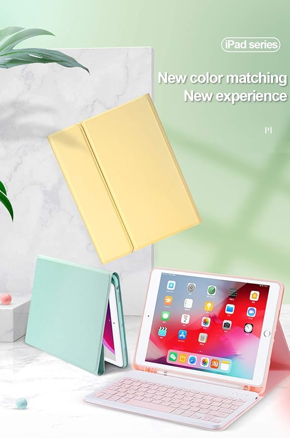 AnMengXinLing Keyboard Case for iPad Pro11 2022/2021 with Mouse Detachable Wireless Keyboard Pencil Holder Slim Smart Cover for iPad Pro 11 inch 4rd Gen/3rd Gen,Green