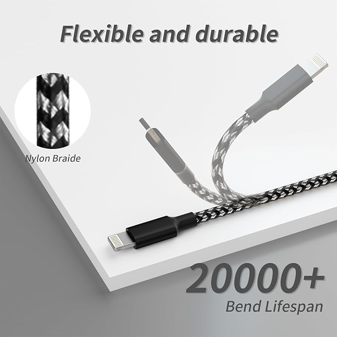 IDISON Multi Charging Cable(2Pack 4FT), 3 in 1 USB Charging Cable for Multiple Devices, Braided Universal Phone Charger Cord with Type-C, Micro USB, IP Port for iPhone16/15/14/Android Phones and More