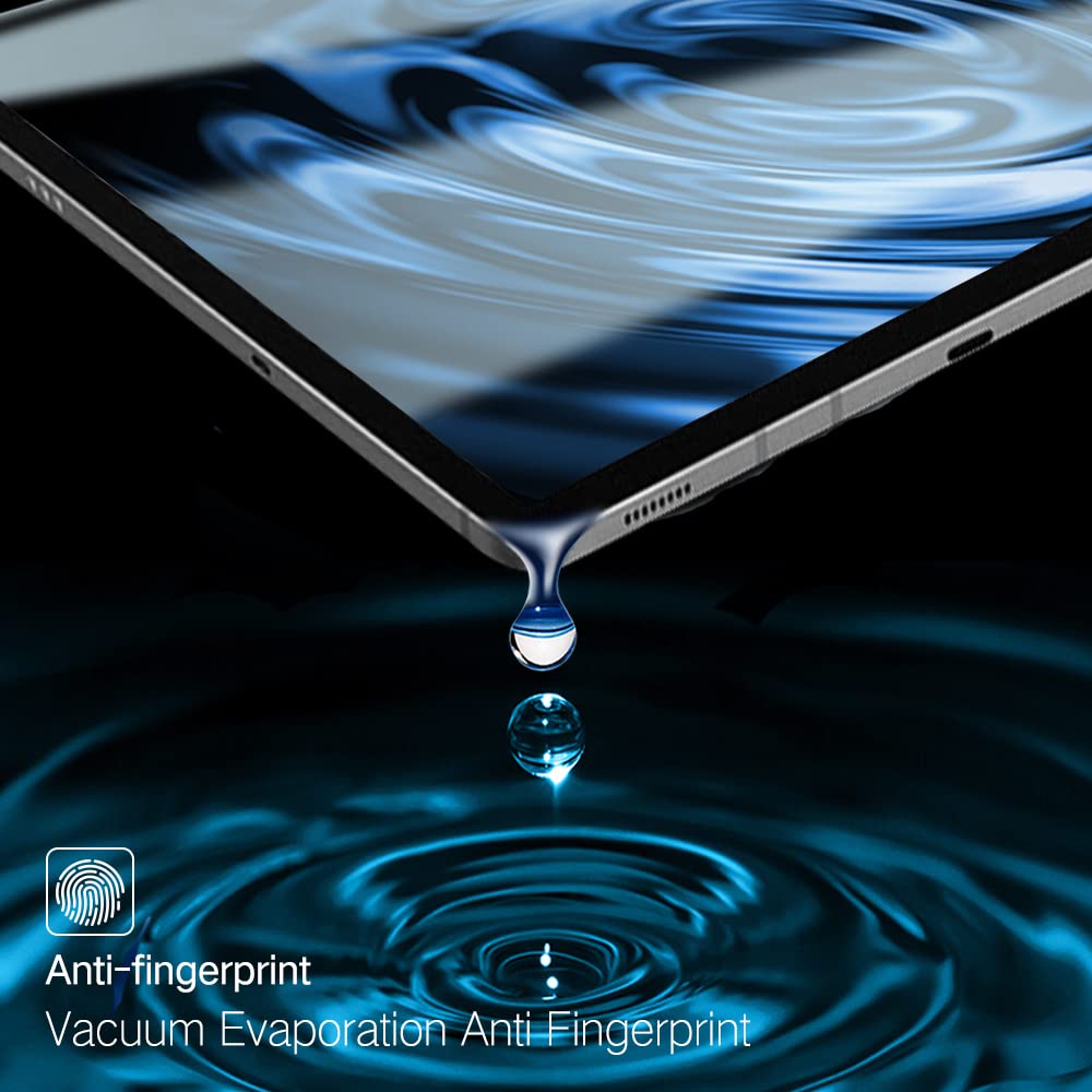 PERFECTSIGHT Anti Blue Light Screen Protector Compatible with iPad Pro 12.9 Inch (2022/2021/2020/2018 Model), Blue Light Filter Anti Fingerprint Tempered Glass [1 Pack]