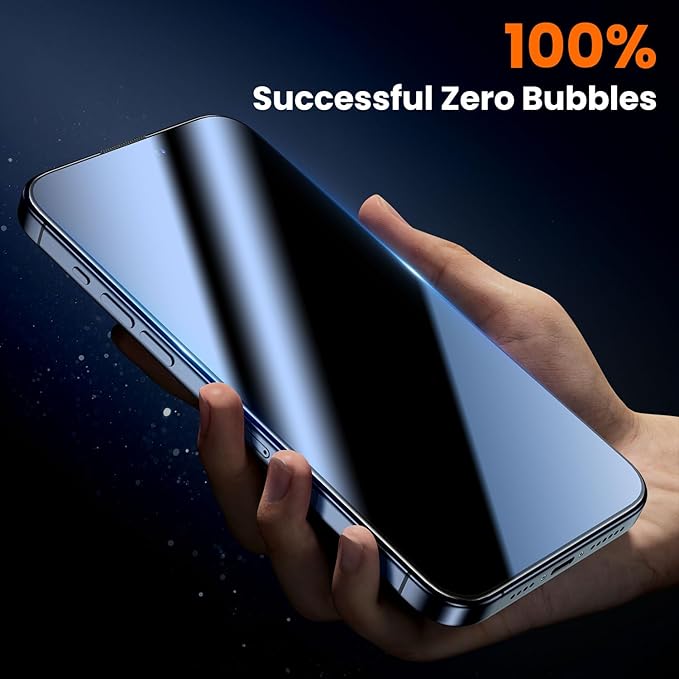 UniqueMe for iPhone 14 Plus/13 Pro Max Screen Protector - [Military Grade Shatterproof & 9H+ Hardness] Screen Protector 13 Pro Max Tempered Glass Full Coverage Protection, Easy Installation, 2 Packs