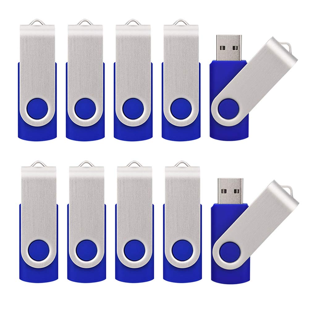 KALSAN 20 Pack 16GB USB Flash Drives - 2.0, Blue