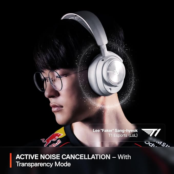 SteelSeries Arctis Nova Pro Wireless Multi-System Gaming Headset — Neodymium Magnetic Drivers — Active Noise Cancellation — 2 Battery System — ClearCast Gen 2 Mic — PC, PS5, PS4, Switch, Mobile