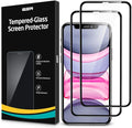 ESR Full-Coverage Tempered-Glass Compatible for iPhone 11 Screen Protector/iPhone XR Screen Protector [2-Pack] [Easy Installation Frame] [3D Curved Edges] for iPhone 11, iPhone XR