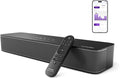 ULTIMEA 2.1ch Compact Sound Bar for TV, Built-in Subwoofer, APP Control, Peak Power 120W, All-in-one PC Sound bar for Game, 16 Inches Bluetooth 5.3 TV Sound Bar, Opt/AUX/Wall Mount, Solo B30 Pro