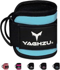 Ankle Straps for Cable Machines Women - Adjustable Gym Ankle Strap for Cable Machine, Neoprene Padded Cable Straps, Durable Leg Strap with Cable Cuff, Glute Kickback Ankle Strap with D Rings