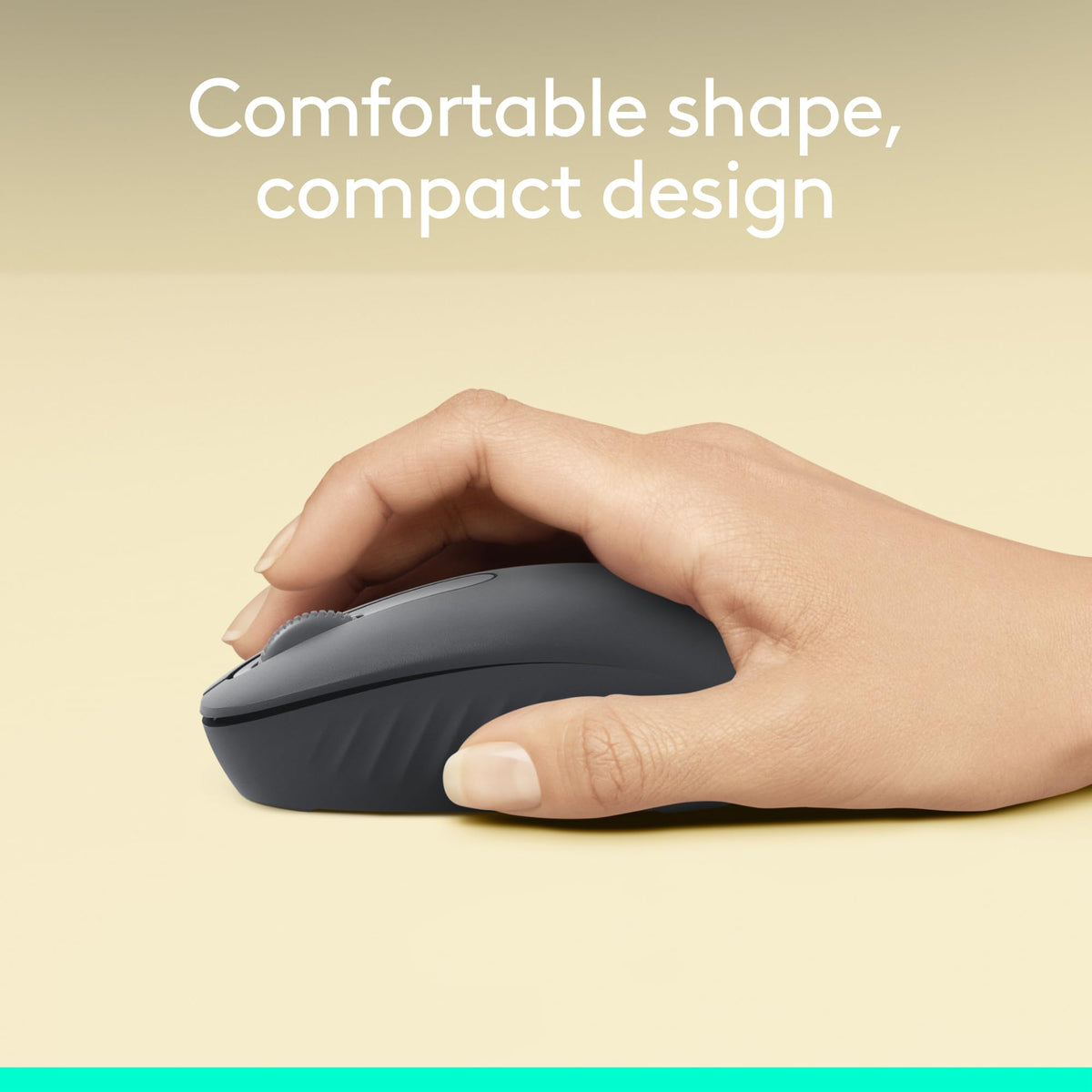 Logitech M196 Compact Ambidextrous Bluetooth Wireless Mouse - Graphite