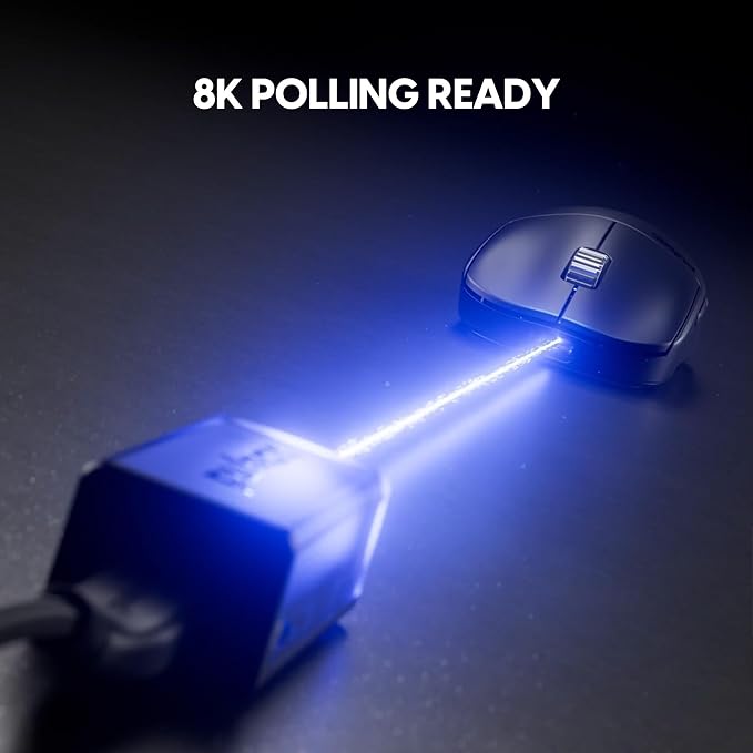Pulsar Gaming Gears X2 v3 ES Wireless Gaming Mouse, Ultra Lightweight, Optical Switch, 32000 DPI, 750 IPS, XS-1 Sensor, 8k Compatible (Mini, Black)