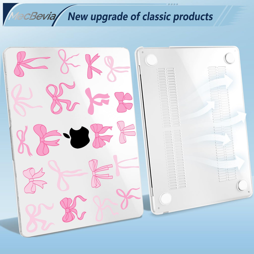 MecBevia Compatible with MacBook Air 13 inch Case M5 M4 M3 M2 2026-2022