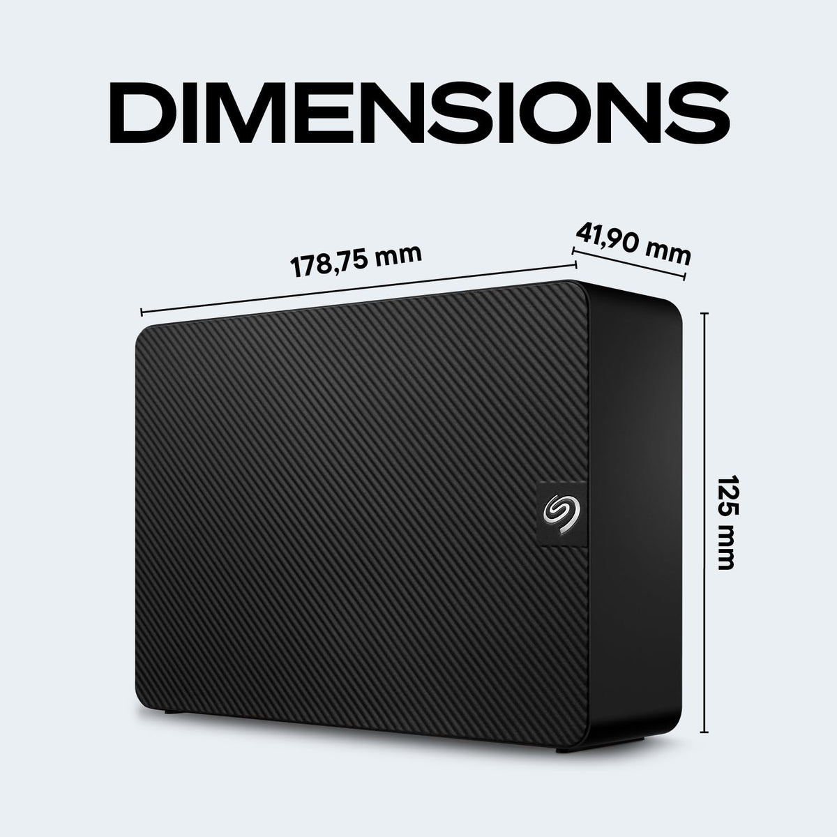 Seagate Expansion 12TB External Hard Drive HDD - USB 3.0, with Rescue Data Recovery Services (STKP12000400)