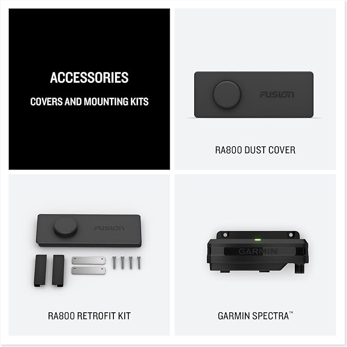 Garmin® Fusion Apollo™ MS-RA800 Marine Stereo, Premium Touchscreen Stereo with Built-in Wi-Fi® Connectivity