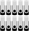 Aiibe 16GB USB Flash Drives - 50 Pack Bulk Thumb Drives, USB 2.0, Zip Drives Wholesale, Black