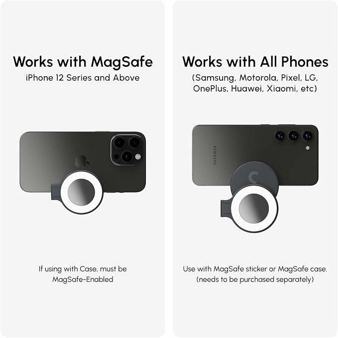 ShiftCam SnapStand Selfie – Magnetic Selfie Stick & Tripod – Compact, Foldable & Extendable with Tilt Head and Magnetic Bluetooth Remote (Stone, SnapStand Selfie)