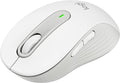 Logitech Wireless Mouse Signature M650 - Small to Medium Sized Hands, Right Handed, 2-Year Battery, Silent Clicks, Customizable Buttons, Bluetooth, PC/Mac?Chromebook - Off White