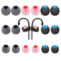 TSZYYM Earbud Tips Ear Bud Tips Soft Anti Slip Washable and Reusable Silicone Replacement Earbud Tips Fit Most in-Ear Earbuds(Inner Hole 3.8mm -5.1mm) 18pcs S M L