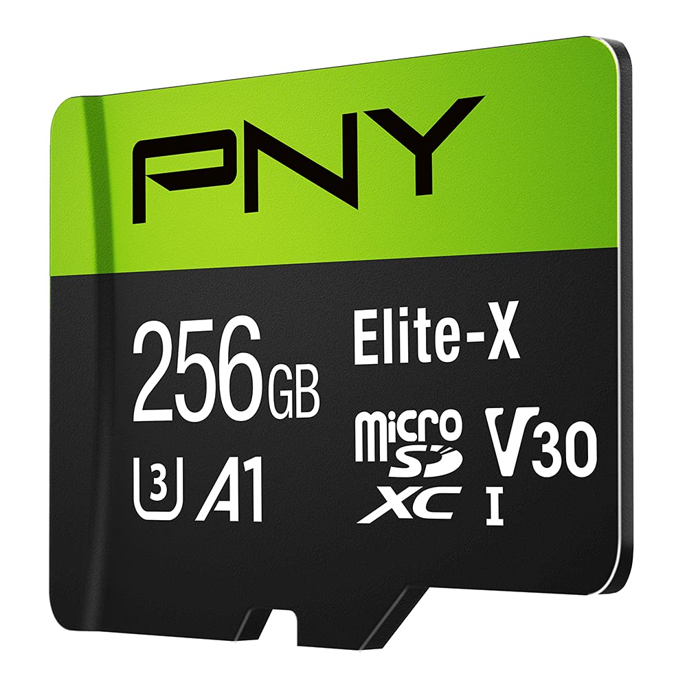 PNY 64GB Elite-X Class 10 U3 V30 A1 microSDXC Flash Memory Card 3-Pack