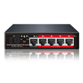 Poe Switch, 5 Port Gigabit PoE+ Switch, Easy Managed Gigabit Ethernet Switch, 4 Poe Ports @52W, 1 Uplink Ports, 1 SFP Slot, APP Smart Managed, Overload Protection w/ Port