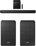 Samsung Q800F 5.1.2ch Q Series Soundbar + Subwoofer, Wireless Dolby Atmos, Q-Symphony (HW-Q800F, 2025) 9500S Rear Speaker Kit - Wireless Dolby Atmos/DTS: X (SWA-9500S, 2021 Model)