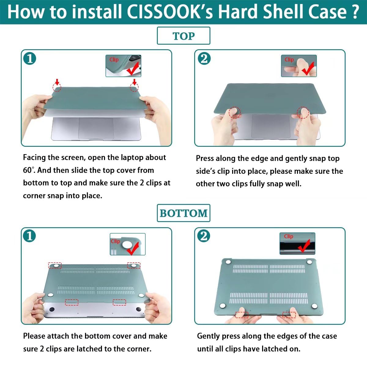 CISSOOK Compatible with MacBook Air 13.6 inch Case 2026 2025 2024 2022 Release A3449 A3240 A3113 A2681, Lily Flowers Hard Shell Keyboard Cover Screen Protector for MacBook Air 13 inch M2 M3 M4 M5