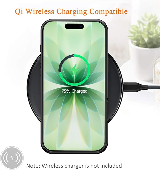 Battery Case for iPhone 17, Upgraded 10000mAh Rechargeable Portable Charging Case with Wireless Charging Compatible for iPhone 17 (6.3 inch) with Carplay Extended Battery Pack Charger Case (Black)