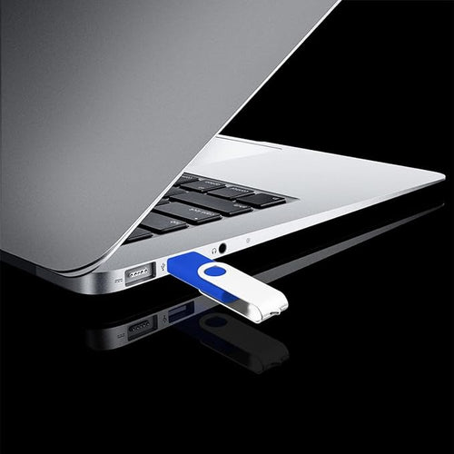 50-Pack of 16GB USB Flash Drive Bulk EASTBULL FAT32 Thumb Drive Pack (Blue)