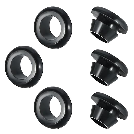 Qrity 9 PCS Rubber Grommets Cable Railing, Car Grommet, Cable Railing Protective Sleeves for Metal Posts, ID 23mm Mount Dia 28mm