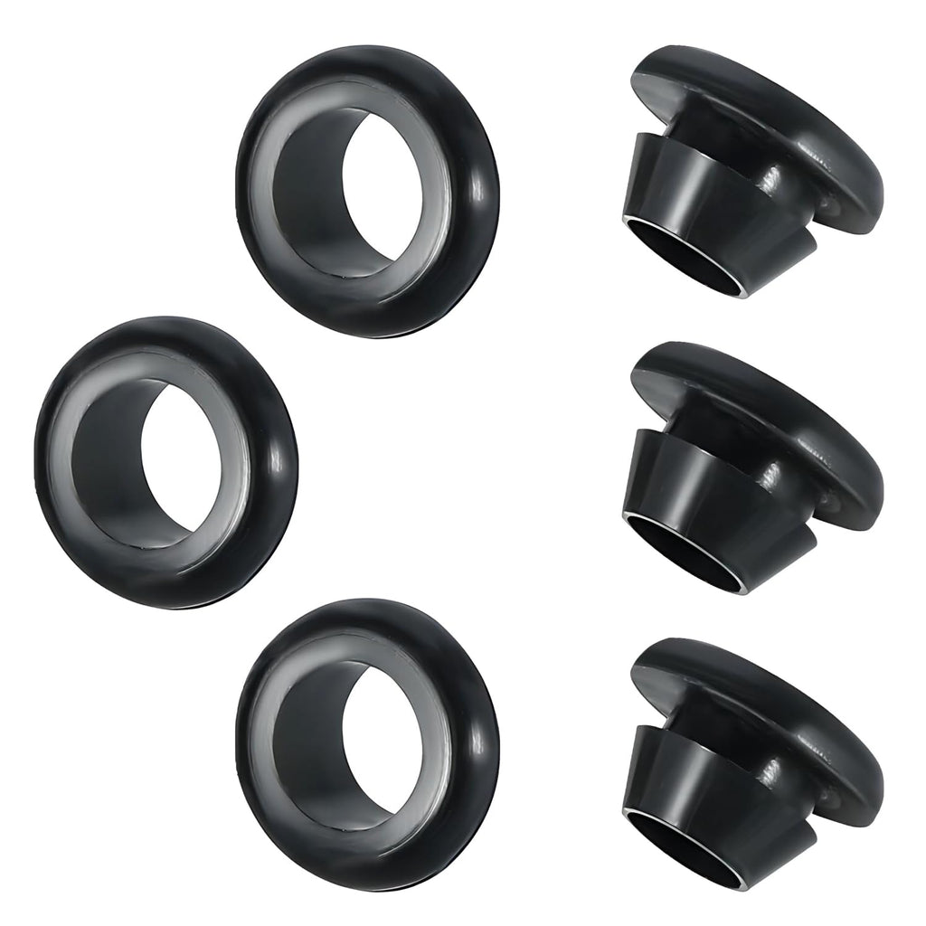 Qrity 20 PCS Rubber Grommets Cable Railing, Car Grommet, Cable Railing Protective Sleeves for Metal Posts, ID 10mm Mount Dia 12mm