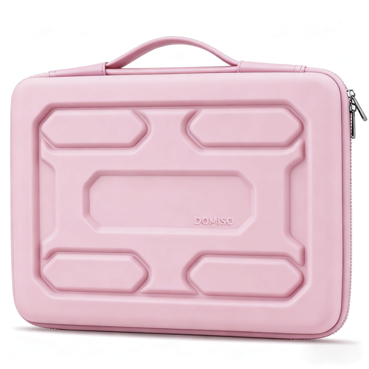 DOMISO 17 inch Laptop Sleeve with Handle Shockproof Waterproof EVA Protective Case for 17.3" ZBook Fury 17.3 G8/MSI GS73VR Stealth Pro/HP Envy 17/LG Gram 17"/ROG Strix GL702VS, Orange