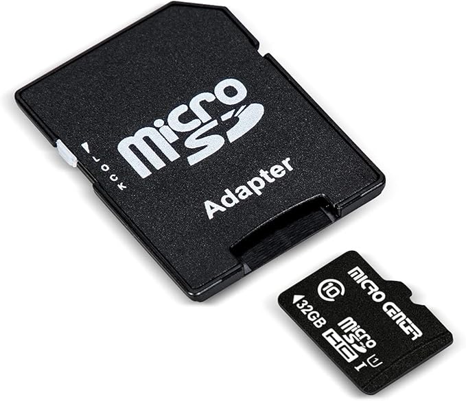 INLAND Micro Center 32GB Class 10 MicroSDHC Flash Memory Card with Adapter for Mobile Device Storage Phone, Tablet, Drone & Full HD Video Recording - 80MB/s UHS-I, C10, U1 (2 Pack)