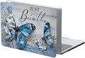 Compatible with MacBook Air 13.3 13.6 Inch Case 2022 2021 2020 2019 Plastic Hard Shell Case Cover,13.3 Air (A1932/A2179/A2337), Butterfly
