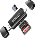 SD Card Reader for Android Photography Accessory Memory Card Reader with TF/SD Dual Slot for Computer, PC, MacBook, iPhone 16/15, iPad Pro, Chromebook, Samsung Galaxy S24/S23/S22/S21/S20, More