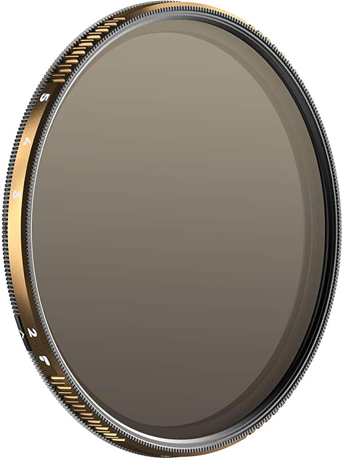 PolarPro 77mm Peter McKinnon Mist VND Camera Filter - 2-5 Stop Variable Neutral Density Lens Filter for DSLR/Mirrorless Pro Video – for Cinematic Shutter Speed Control + Diffusion