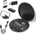 USB C to USB Adapter, USB-C Adapter Kit Contains Multiple OTG Adapters for Type C Male, USB A to C Male Cable, Micro USB to Type C, Equipped with SIM Extractor and Phone Stand
