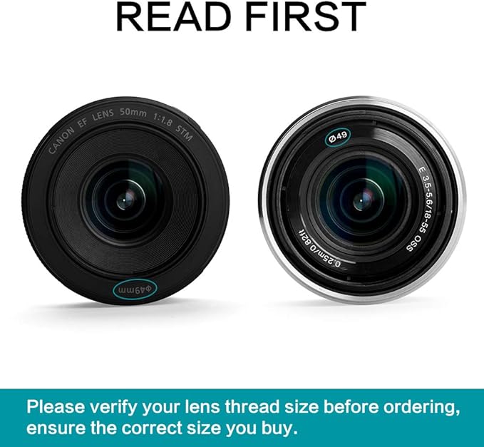 55mm Graduated Color Filters Kit 9 Pieces Gradual Colour Lens Filter Kit Set Accessory for Canon Nikon Sony Pentax Olympus Fuji DSLR Camera + Lens Filter Pouch +Lens Cleaning Cloth