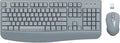 Wireless Keyboard and Mouse Combo, EDJO 2.4G Full-Sized Ergonomic Computer Keyboard with Wrist Rest and 3 Level DPI Adjustable Wireless Mouse for Windows, Mac OS Desktop/Laptop/PC(Grey)