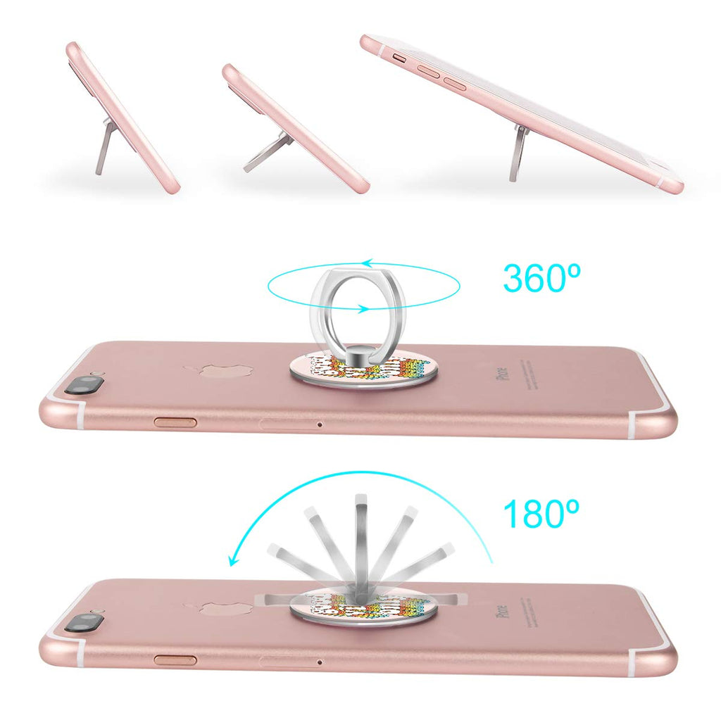 Bonoma Phone Ring Holder, 3 Pack Good Vibes Only