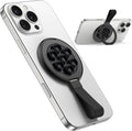 TAURI for Magsafe Suction Phone Grip - Universal Magnetic Suction Grip, 360° Rotating Hands-Free Holder, Silicone Suction Grip for iPhone 16 Pro Max/15/Android/S25,Black