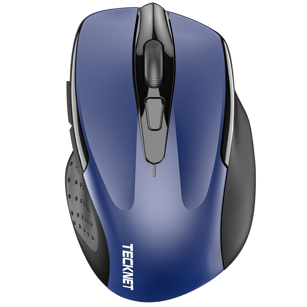 TECKNET Wireless Mouse, BT 5.0/2.4G, Silent 4800 DPI 6 Buttons, Purple