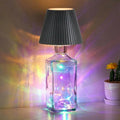 WILIT Wireless Bottle Lamp for Liquor Bottles, 3-Level Brightness LED Night Lights, Wine Lamp for Home Decor, Unique Table Lamp with RGB Lights, Rechargeable Bottle Lights for Bedroom, Black