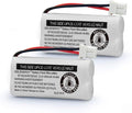 GEILIENERGY Replacement Battery BT162342 / BT262342 BT166342/BT266342 BT183342/BT283342 Compatible for Cordless Telephones CS6114 CS6419 CS6719 EL52300 CL80111(Pack of 2)