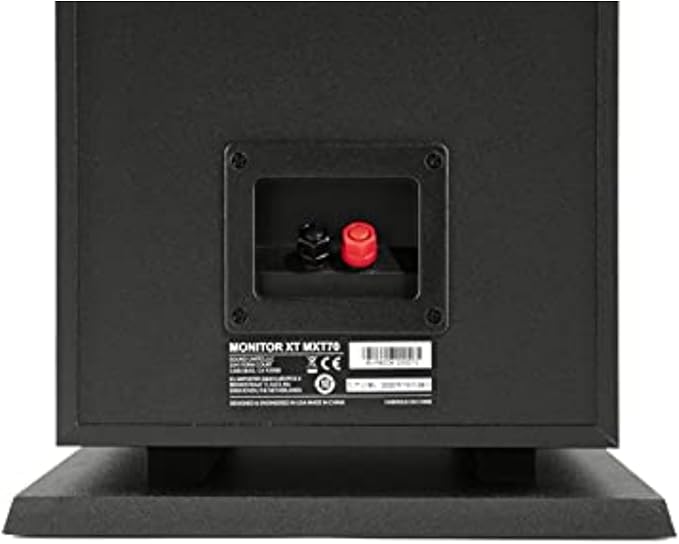 Polk Monitor XT70 Large Tower Speaker - Hi-Res Audio Certified, Dolby Atmos & DTS:X Compatible, 1" Tweeter, (2) 6.5" Dynamically Balanced Woofers, (2) 8" Passive Radiators (Single, Midnight Black)