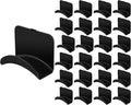12 Pcs Headphone Wall Hangers Adhesive Gaming Headset Holder Hooks for Wall Mount Strong Universal Stand Hooks for Most Headphone Controller, Hat, Baseball Caps, Closet, Door (Black)