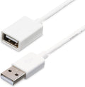 StarTech.com 1m White USB 2.0 Extension Cable Cord - A to A - USB Male to Female Cable - 1x USB A (M), 1x USB A (F) - White, 1 Meter (USBEXTPAA1MW)