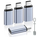 MoKo Lightning to USB-C Adapter for iPhone 17 16 15, Charge Only, 4 PCS