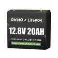 12V 20Ah Lithium LiFePO4 Battery, 4000+ Deep Cycles Rechargeable Battery for Kayak Fish Finder, Lighting, Back-up Power and Radio