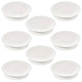 Desk Grommet 2 inch(50mm)8 Pcs, Desk Hole Grommet, Cable Grommet, Desk Hole Cover, Desk Cord Hole Cover, Desk Cable Hole Cover, Desk Wire Hole Insert, Furniture Hole Cover(White Grommet)