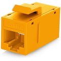 Everest RJ45 CAT6 Keystone Coupler in Yellow (48-Pack) - RJ45 Coupler - Cat6 Keystone Jacks